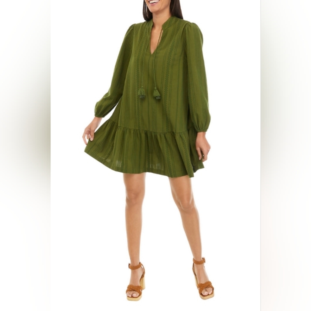 100% Cotton Drop Waist Dress